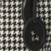 Schwarz/Weiß Hahnentrittmuster Damen Ralph Lauren Houndstooth Mini Bellport Tote Bags