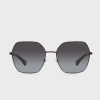 Schwarze übergroße Sonnenbrille Ralph Lauren 0Ra4138 für Damen