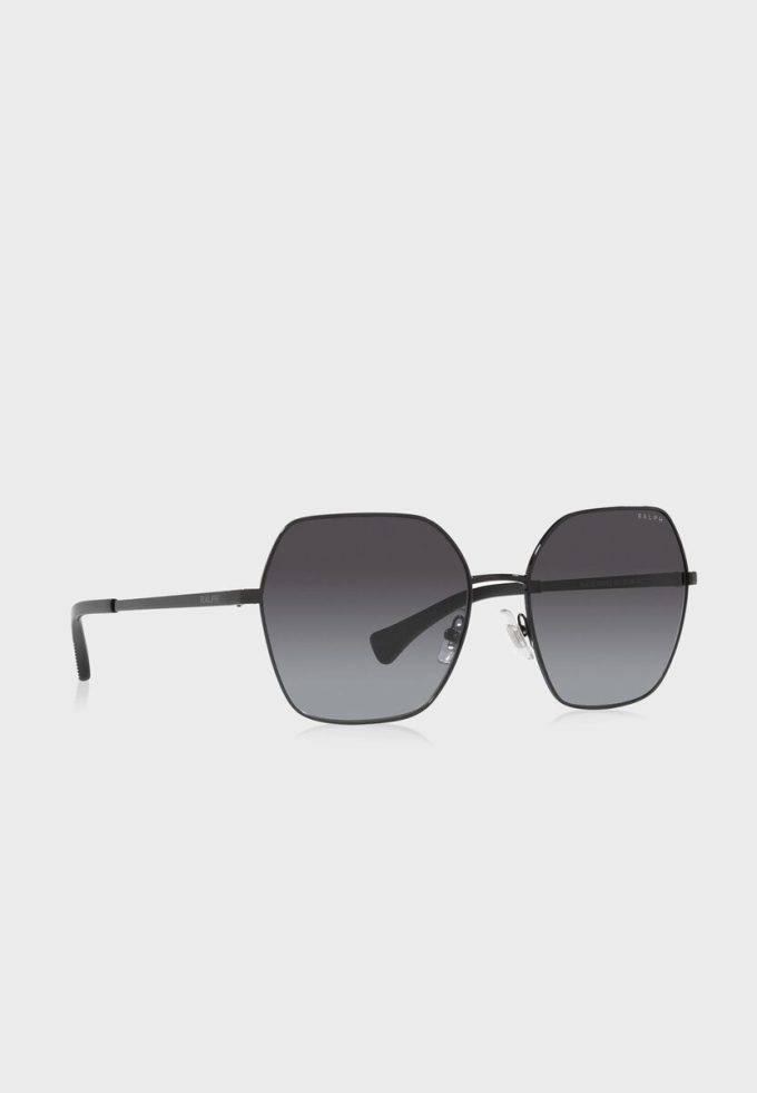Schwarze übergroße Sonnenbrille Ralph Lauren 0Ra4138 für Damen