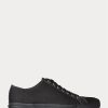Schwarze Canvas-Sneakers für Herren von Ralph Lauren