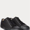 Schwarze Canvas-Sneakers für Herren von Ralph Lauren