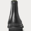 Schwarze Chelsea-Stiefel aus Leder von Ralph Lauren für Herren