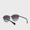 Schwarze Damen-Pilotensonnenbrille Ralph Lauren 0Ra4134