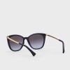 Schwarze Damen Ralph Lauren 0Ra5280 Wayfarers Sonnenbrille