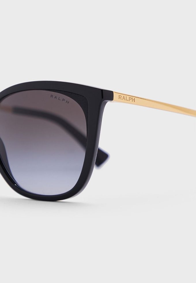 Schwarze Damen Ralph Lauren 0Ra5280 Wayfarers Sonnenbrille
