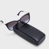 Schwarze Damen Ralph Lauren 0Ra5280 Wayfarers Sonnenbrille