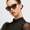 Schwarze Damen Ralph Lauren 0Ra5282U Wayfarer-Sonnenbrille