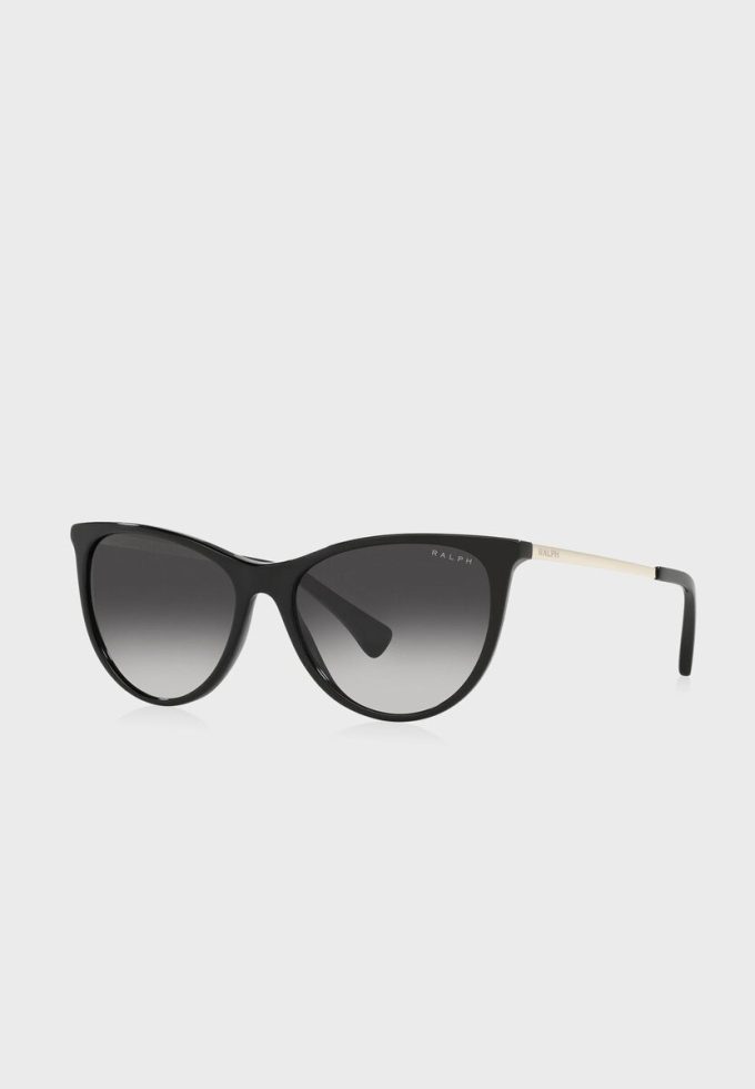 Schwarze Damen Ralph Lauren 0Ra5290 Cat-Eye-Sonnenbrille
