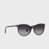 Schwarze Damen Ralph Lauren 0Ra5296 Wayfarer Sonnenbrille