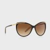 Schwarze Damen-Sonnenbrille „Ralph Lauren 0RA5150 Cat-Eye“
