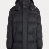 Schwarze Daunenjacken „Cameron“ aus Wollmischung für Herren von Ralph Lauren
