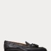 Schwarze Herren-Loafer „Luther“ aus Kalbsleder mit Quaste von Ralph Lauren