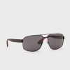 Schwarze Herren-Pilotensonnenbrille Ralph Lauren 0Ph3112