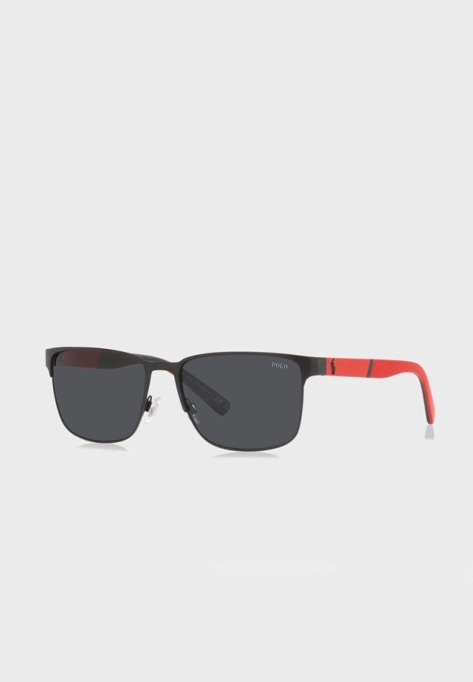 Schwarze Herren-Sonnenbrille „Ralph Lauren 0Ph3143 Wayfarers“
