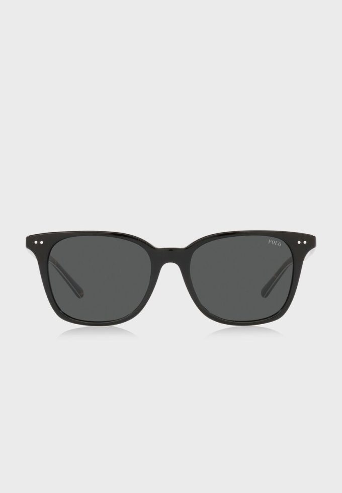 Schwarze Herren-Sonnenbrille „Ralph Lauren 0Ph4187 Wayfarers“