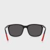 Schwarze Herren-Wayfarer-Sonnenbrille Ralph Lauren 0Ph4185U