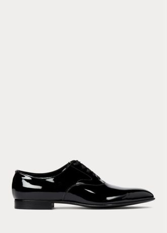 Schwarze Herrenschuhe aus Lackleder von Ralph Lauren Paget