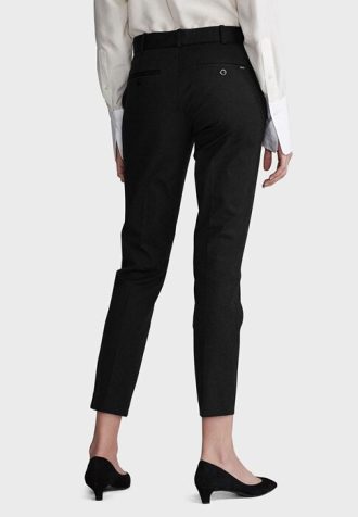 Schwarze maßgeschneiderte Hosen von Ralph Lauren für Damen