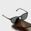 Schwarze ovale Sonnenbrille Ralph Lauren 0Ph4110 für Herren