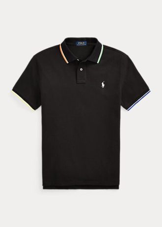 Schwarze Poloshirts aus Mesh im Classic Fit von Ralph Lauren für Herren