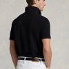 Schwarze Poloshirts aus Netzstoff von Ralph Lauren für Herren