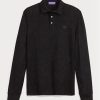 Schwarze Poloshirts aus Piqué im Slim Fit von Ralph Lauren für Herren