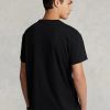 Schwarze Poloshirts für Herren von Ralph Lauren mit klassischer Passform und großem Pony-Jersey