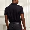 Schwarze Poloshirts mit Bären-Print für Herren von Ralph Lauren