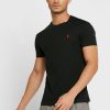 Schwarze Poloshirts mit Logo-Stickerei für Herren von Ralph Lauren