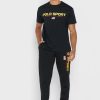 Schwarze Poloshirts mit Rundhalsausschnitt für Herren von Ralph Lauren