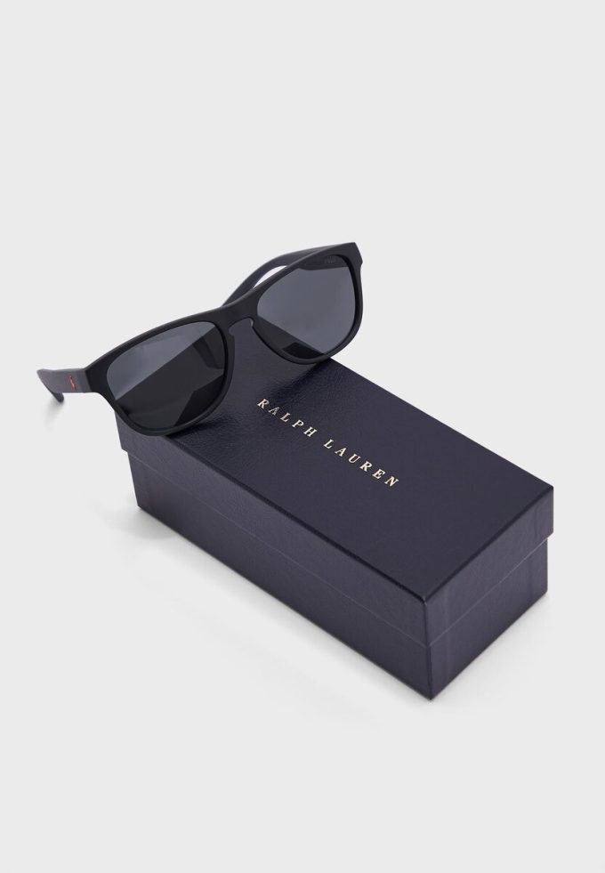 Schwarze quadratische Sonnenbrille 0Ph4180U für Herren von Ralph Lauren