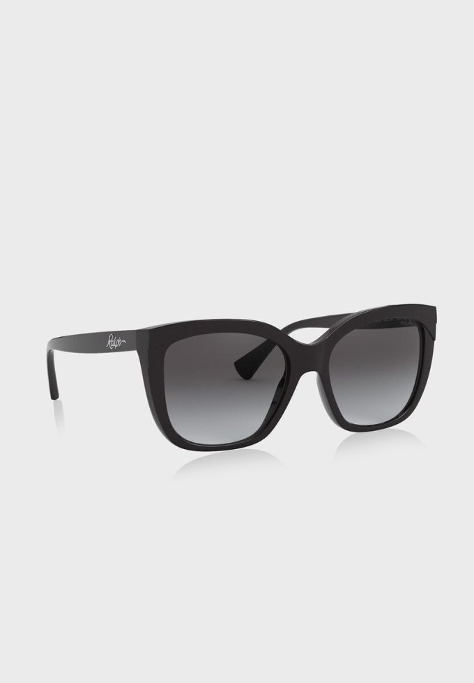 Schwarze Ralph Lauren 0RA5265 Sonnenbrille mit Rahmen für Damen