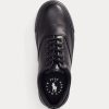 Schwarze Ralph Lauren Bryn Leder-Sneakers für Damen