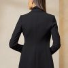 Schwarze Ralph Lauren Camden-Jacken aus Wollmischung für Damen
