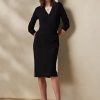 Schwarze Ralph Lauren Cindy Stretch-Wollkreppröcke für Damen