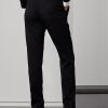 Schwarze Ralph Lauren Clancy Lange Wollgabardinehose für Damen