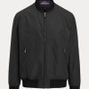 Schwarze Ralph Lauren Drayton Bomberjacke aus Baumwollmischung für Herren