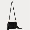 Schwarze Ralph Lauren Elaina Umhängetaschen aus Leder für Damen