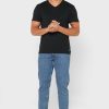 Schwarze Ralph Lauren Essential T-Shirts mit V-Ausschnitt im 2er-Pack für Herren