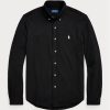 Schwarze Ralph Lauren Featherweight Mesh-Hemden für Herren