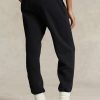 Schwarze Ralph Lauren Fleece-Sporthose für Damen