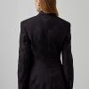 Schwarze Ralph Lauren Gregory Jacquard-Smokingjacken für Damen