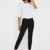 Schwarze Ralph Lauren High Waist Hose für Damen