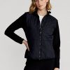 Schwarze Ralph Lauren Hybrid-Jacken mit durchgehendem Reißverschluss für Damen Schwarze Ralph Lauren Hybrid-Jacken mit durchgehendem Reißverschluss für Damen