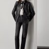 Schwarze Ralph Lauren Kaida Relaxedcut-Jeans für Damen