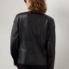 Schwarze Ralph Lauren Keven Lammfell-Bikerjacken für Damen