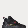 Schwarze Ralph Lauren PS100 High-Top-Sneaker für Herren