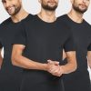 Schwarze Ralph Lauren T-Shirts mit Rundhalsausschnitt im 3er-Pack für Herren