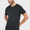 Schwarze Ralph Lauren T-Shirts mit Rundhalsausschnitt im 3er-Pack für Herren