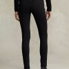 Schwarze Ralph Lauren Tompkins Skinny Jeans für Damen